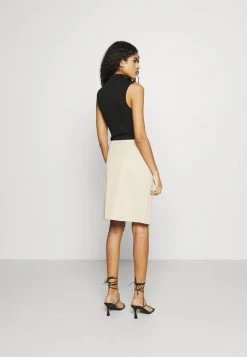 Samsøe Samsøe MILANI SKIRT - Mini Skirt - Brown Rice -Samsøe Sales Store fa507343a2f746878a1cb378c2924f93