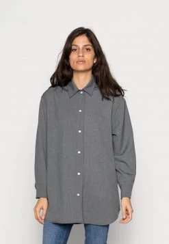 Samsøe Samsøe SALMA - Button-down Blouse - Dark Grey Mel