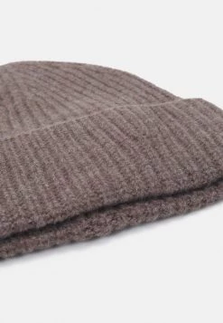 Samsøe Samsøe VIK BEANIE UNISEX - Beanie - Dark Brown -Samsøe Sales Store fc77dc0ae1af4c76871492e484fc8e11