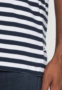 Samsøe Samsøe PATRICK - Print T-shirt - Sapphire/white -Samsøe Sales Store fe56b6d4b7564e1b96ed9599e25939f7