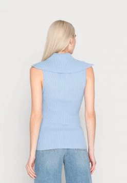 Samsøe Samsøe LUNA TURTLENECK ZIP - Jumper - Serenity -Samsøe Sales Store fedde7a4f10145829dd0fab87167878b
