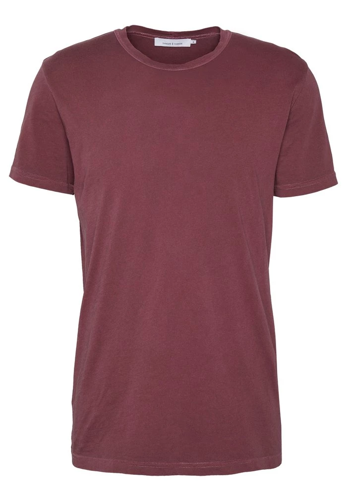 Samsøe Samsøe TOM - Basic T-shirt - Tawny Port 7 Samsøe Samsøe TOM - Basic T-shirt - Tawny Port - Image 5